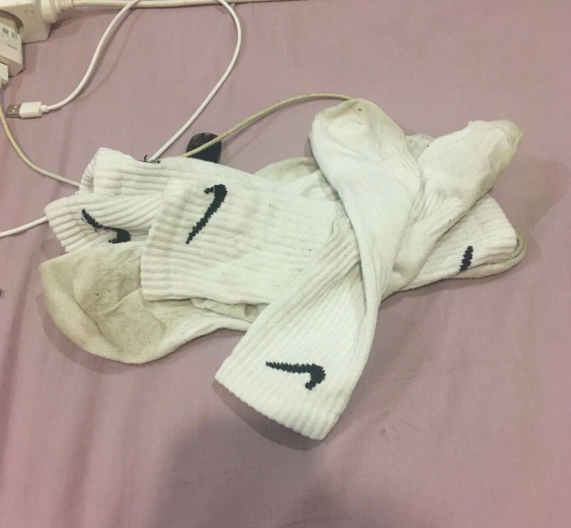 Nike 2 Paar getragene nike socken 