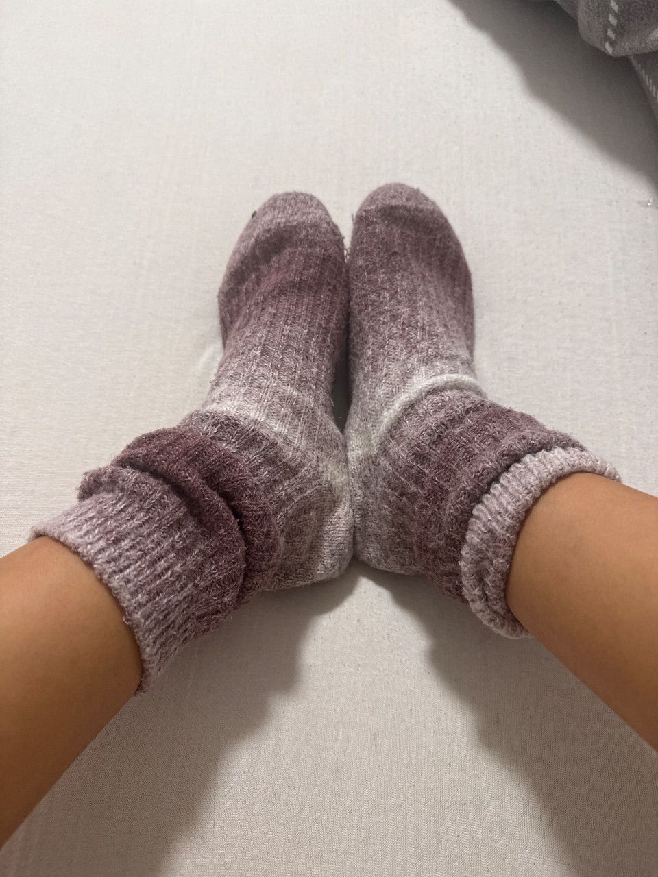 Getragen Kuschel socken Size 37