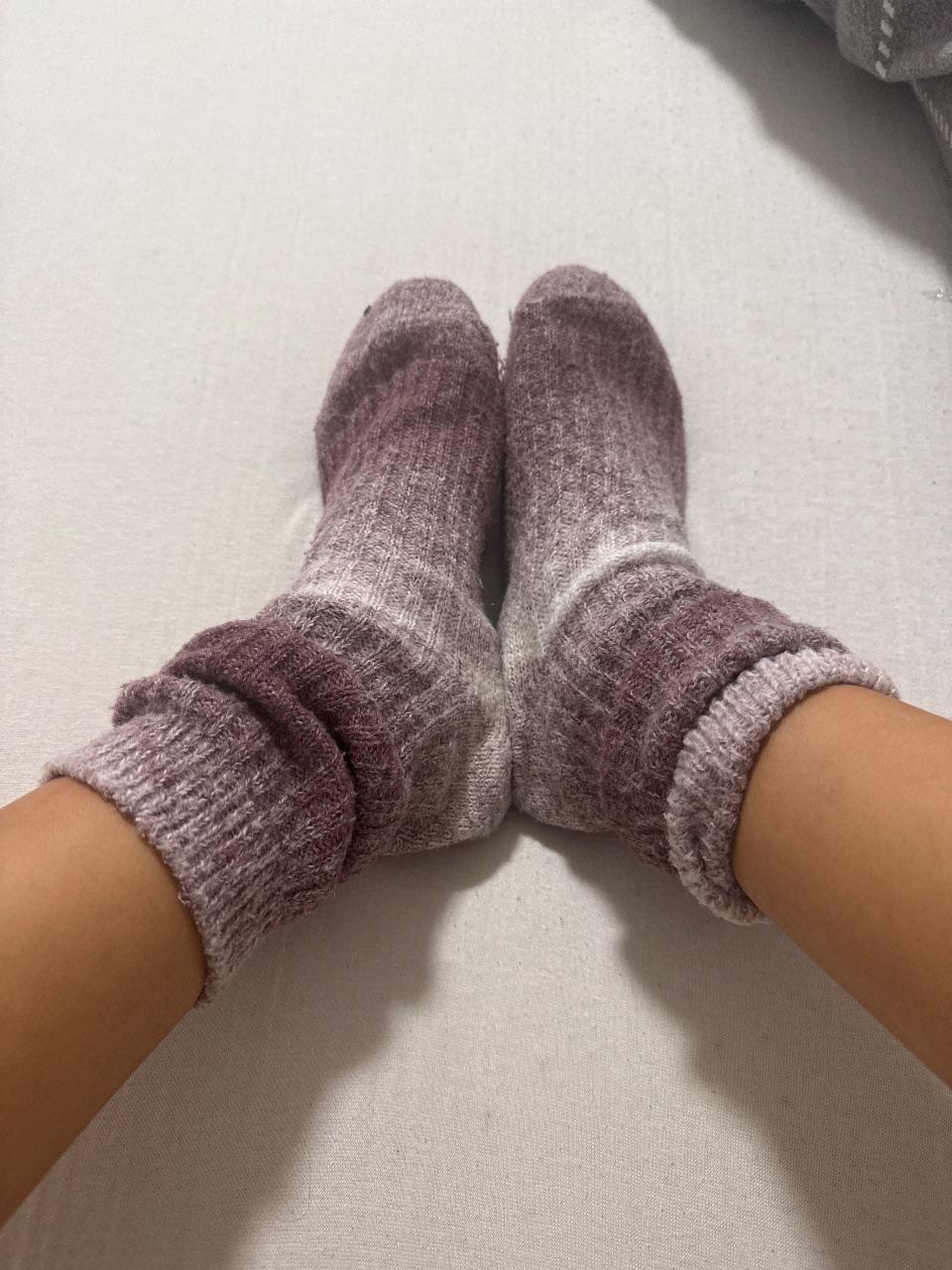 Getragen Kuschel socken