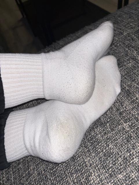 Weiße Socken Size 40