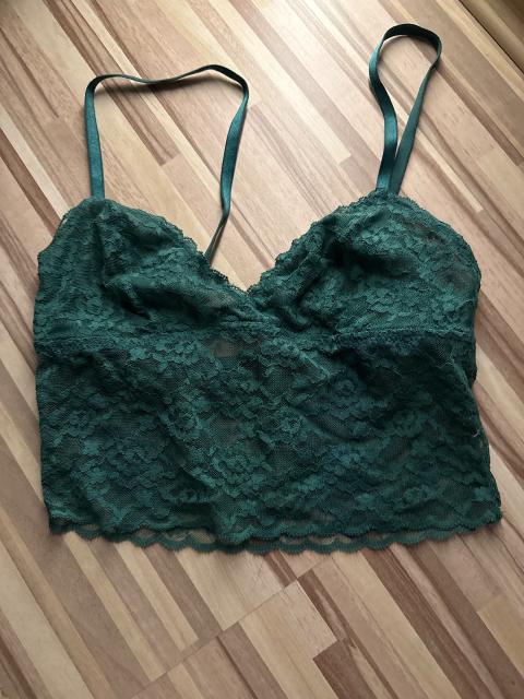 Grüner Spitze Bh Size XS