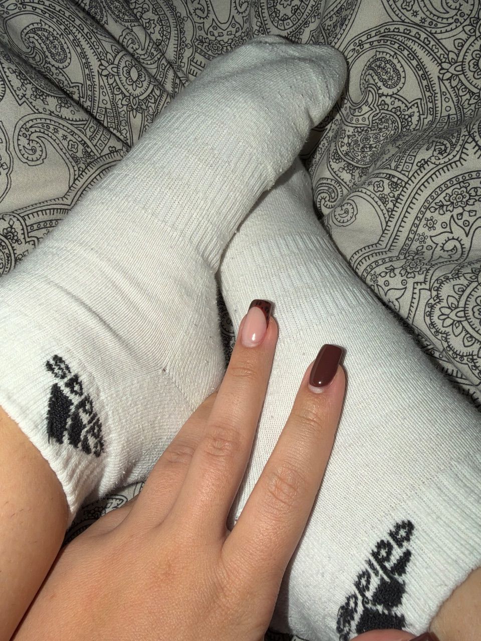 Adidas Night Socks  Getragen 