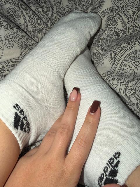 Adidas Night Socks Getragen
