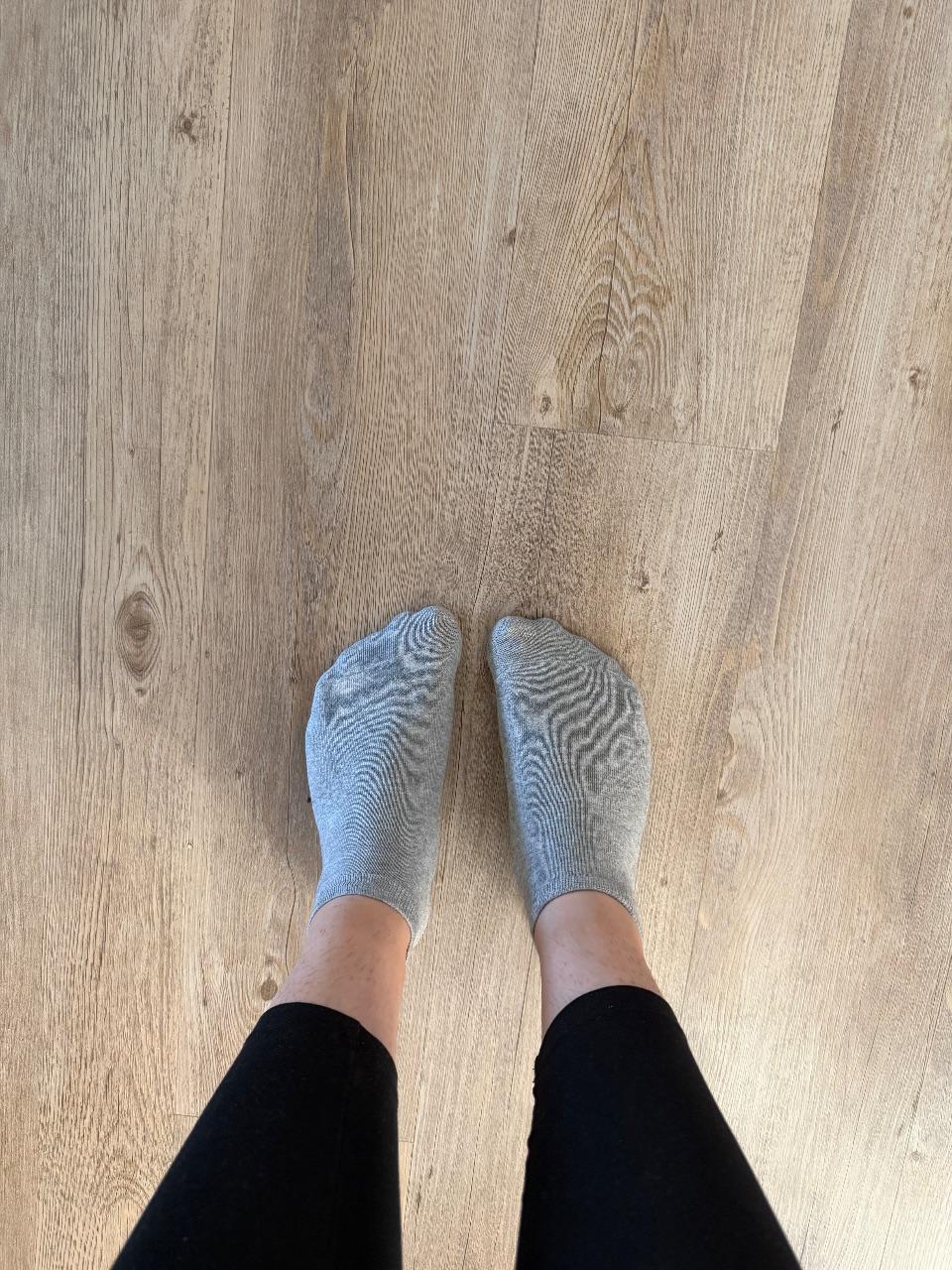 Graue Sport socken