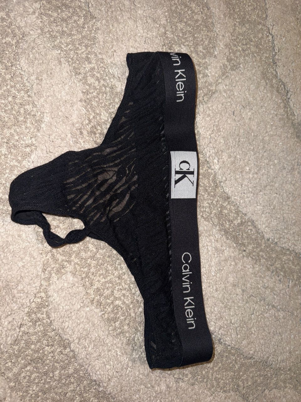 Calvin Klein Getragener Tanga CK Size S