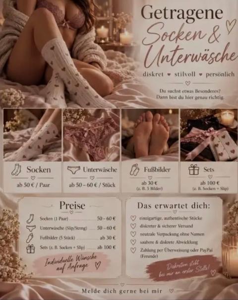 Socken, Fußbilder und Unterwäsche