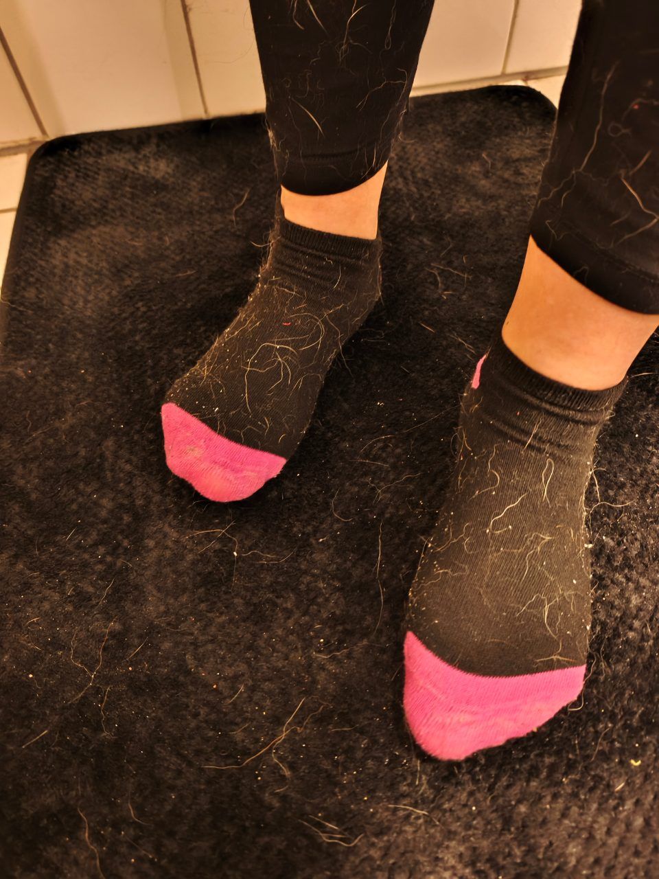 Getragene Socken 