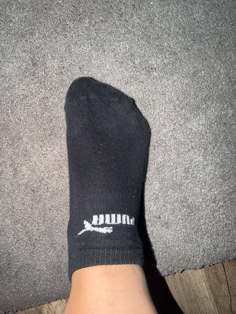 Pima Puma Socken getragen  Size 38