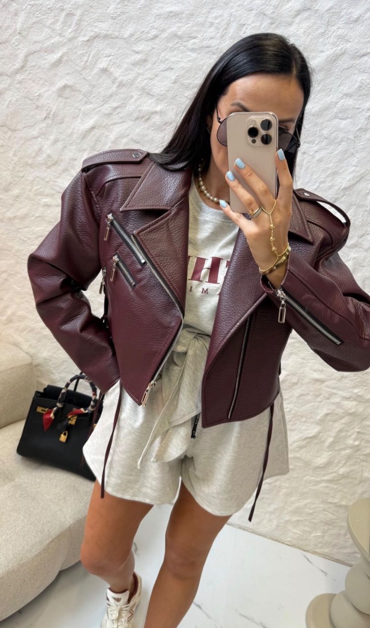Bikerjacke Size Einheitsgröße