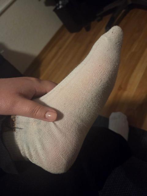 Oft getragene Socken Size M