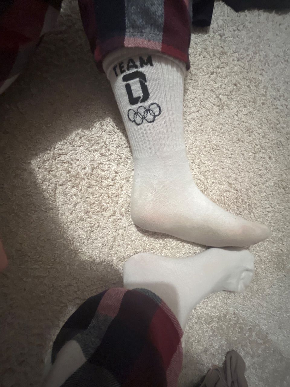 Ohne Marke Getragene Socken 