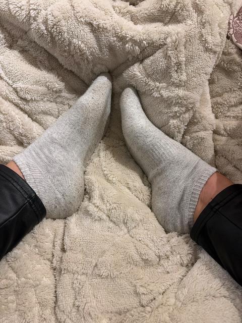 Graue Socken