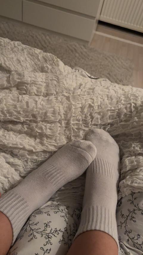 getragene socken