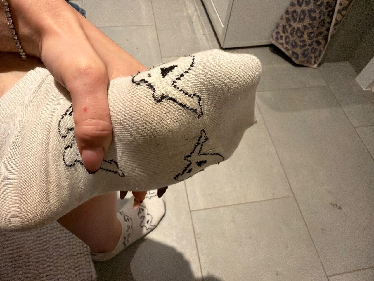 Kappa getragene Socken  Size XS