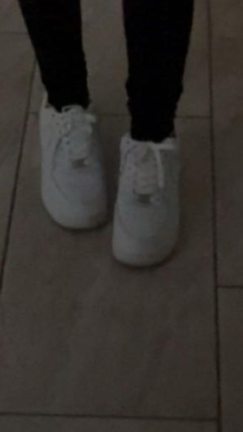 Nike air force 1 getragen + socken Size 37