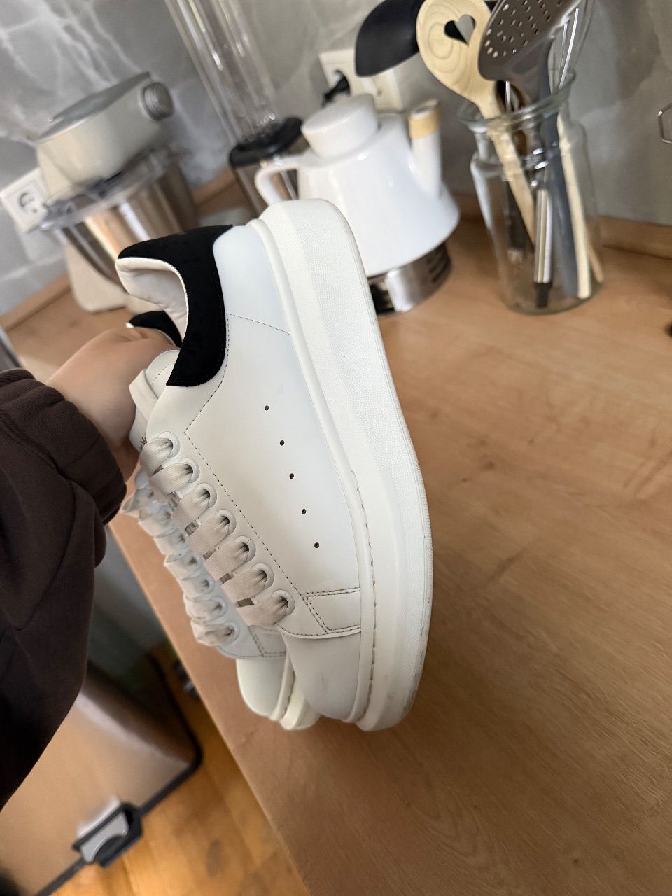 Ohne Marke Alexander McQueen Sneaker weiß schwarz Größe 39 Size 39