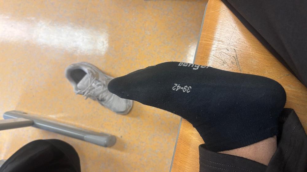 Geile schwarze Socken