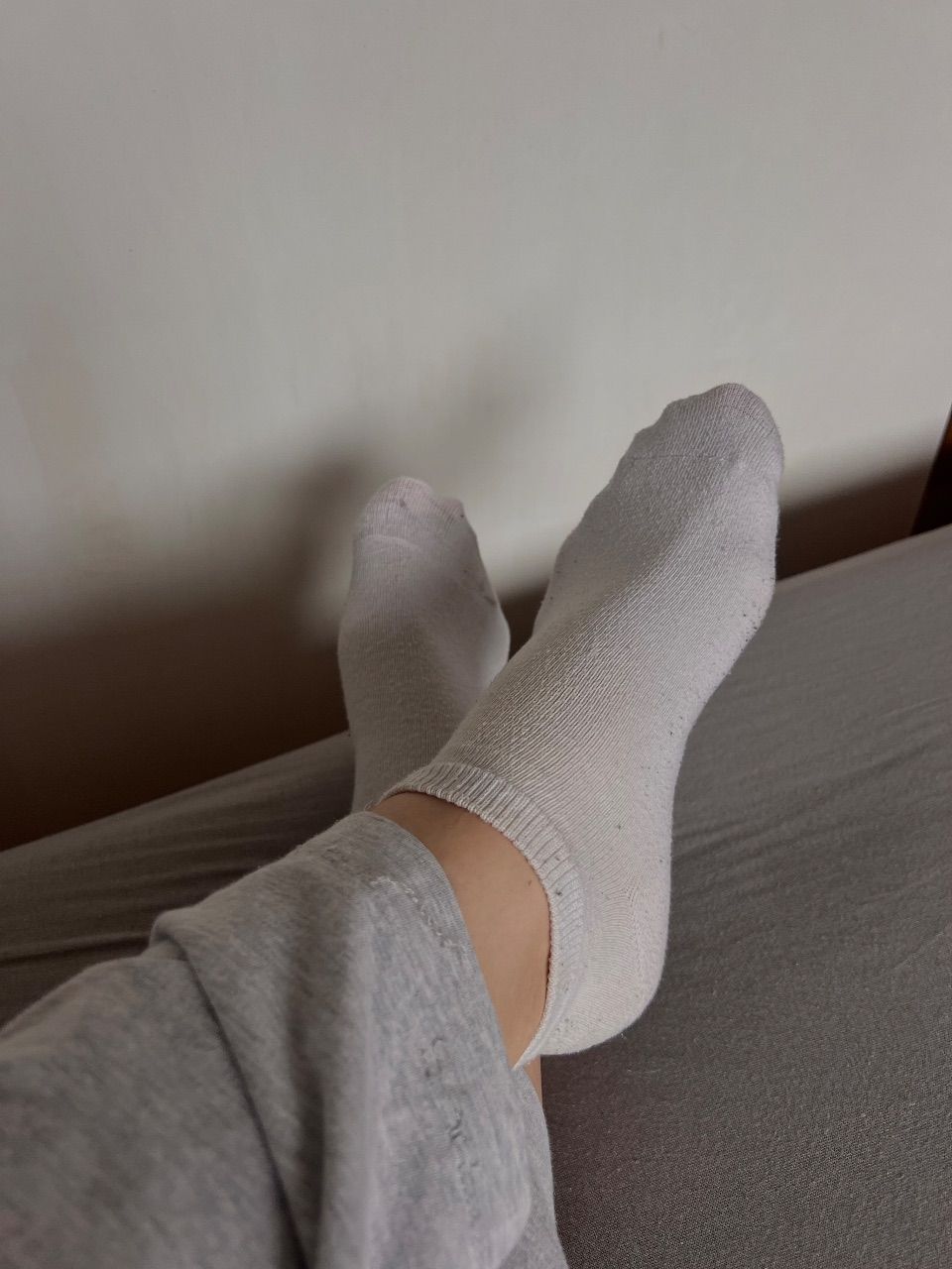 Socken getragen