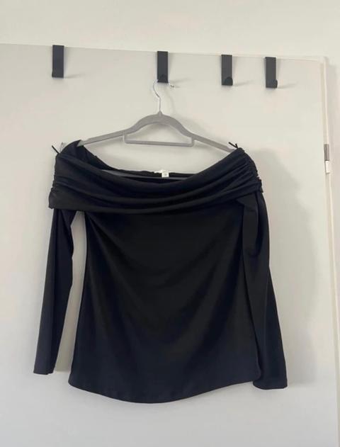 H&M Langarm-Schulterfrei-Shirt Size S