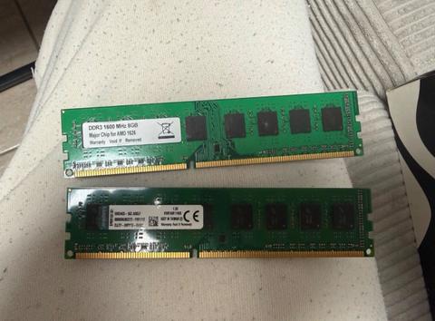 Kingston RAM 8GB 1600MHz DDR3