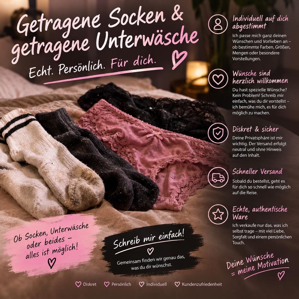 Getragene Kleidung