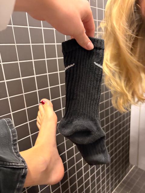 Dein kleines Geheimnis – exklusive Socke