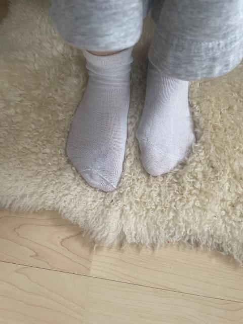H&M getragene weiße Socken Size 37