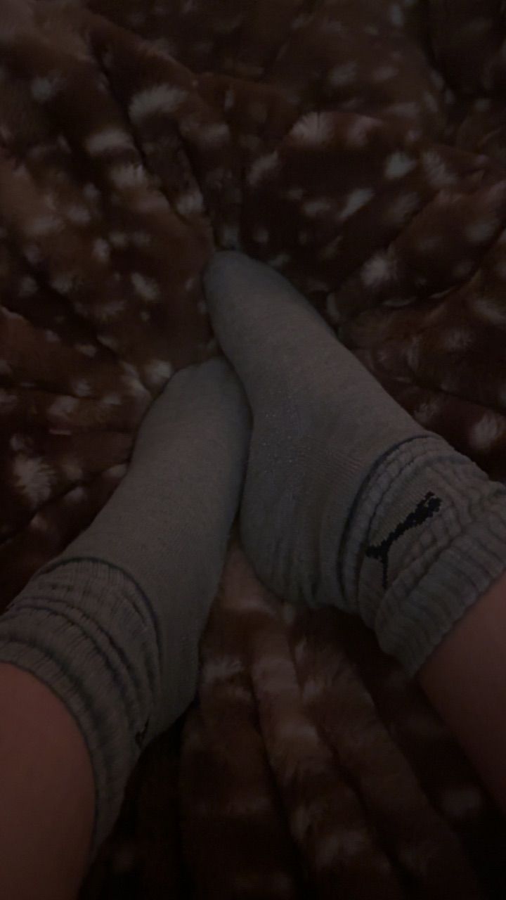 getragene Puma Socken Size 39