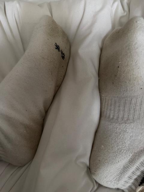 Ohne Marke dreckige getragene socken 🧦 Size S
