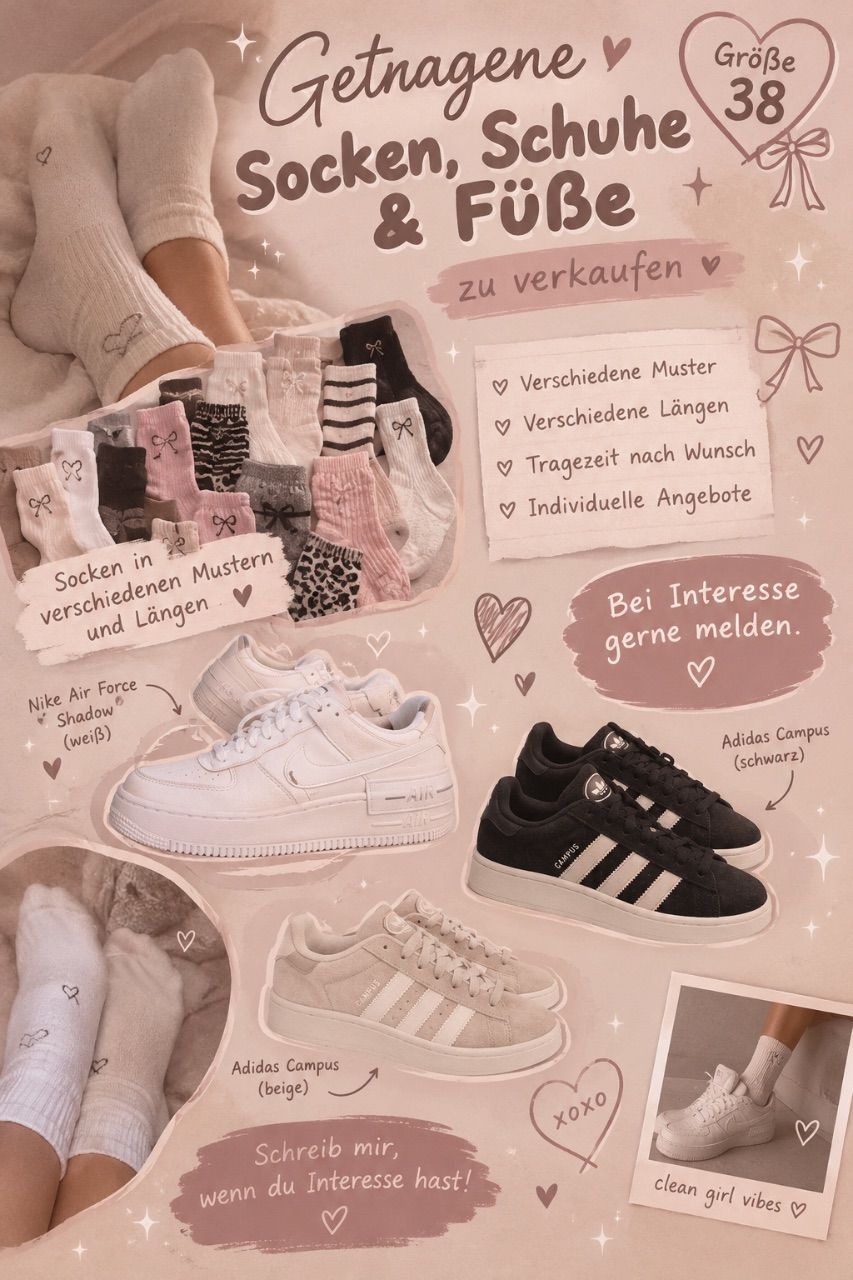 Verkaufe Fußbilder, Socken und Schuhe 