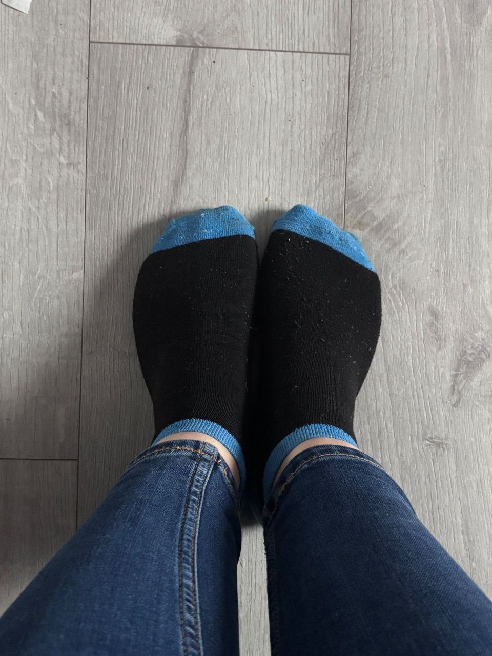 Getragene Socken 