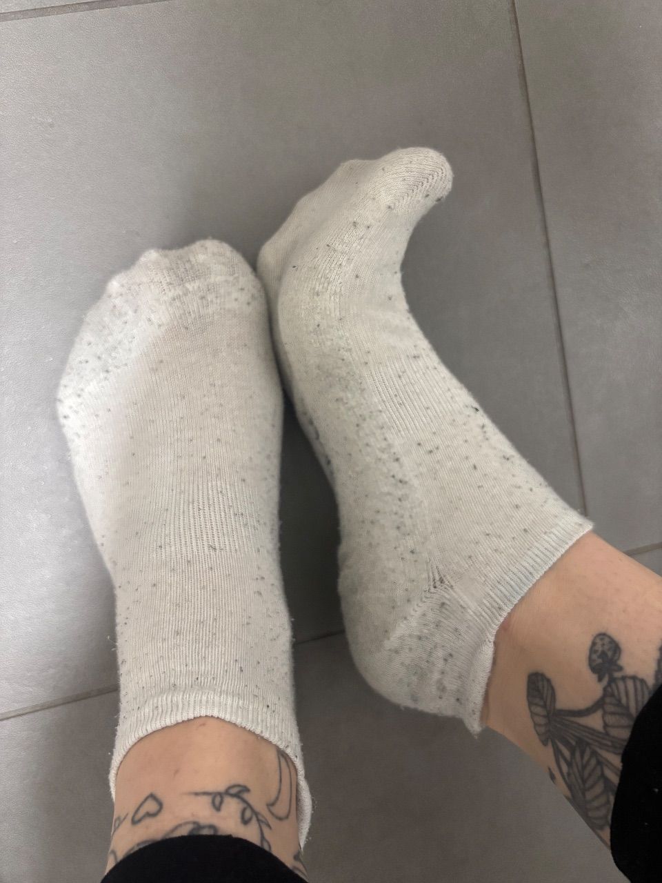 Weiße Sneakersocken / Sportsocken