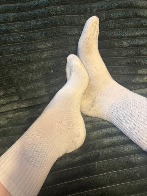Weiße Tennissocken / Sportsocken