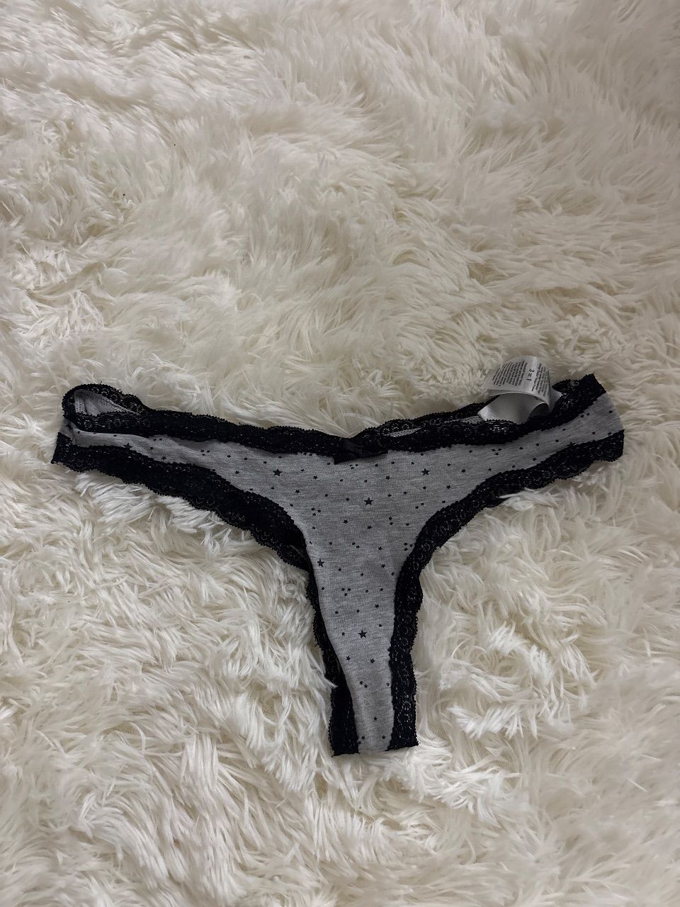 Unbekannt Grau tanga Size L