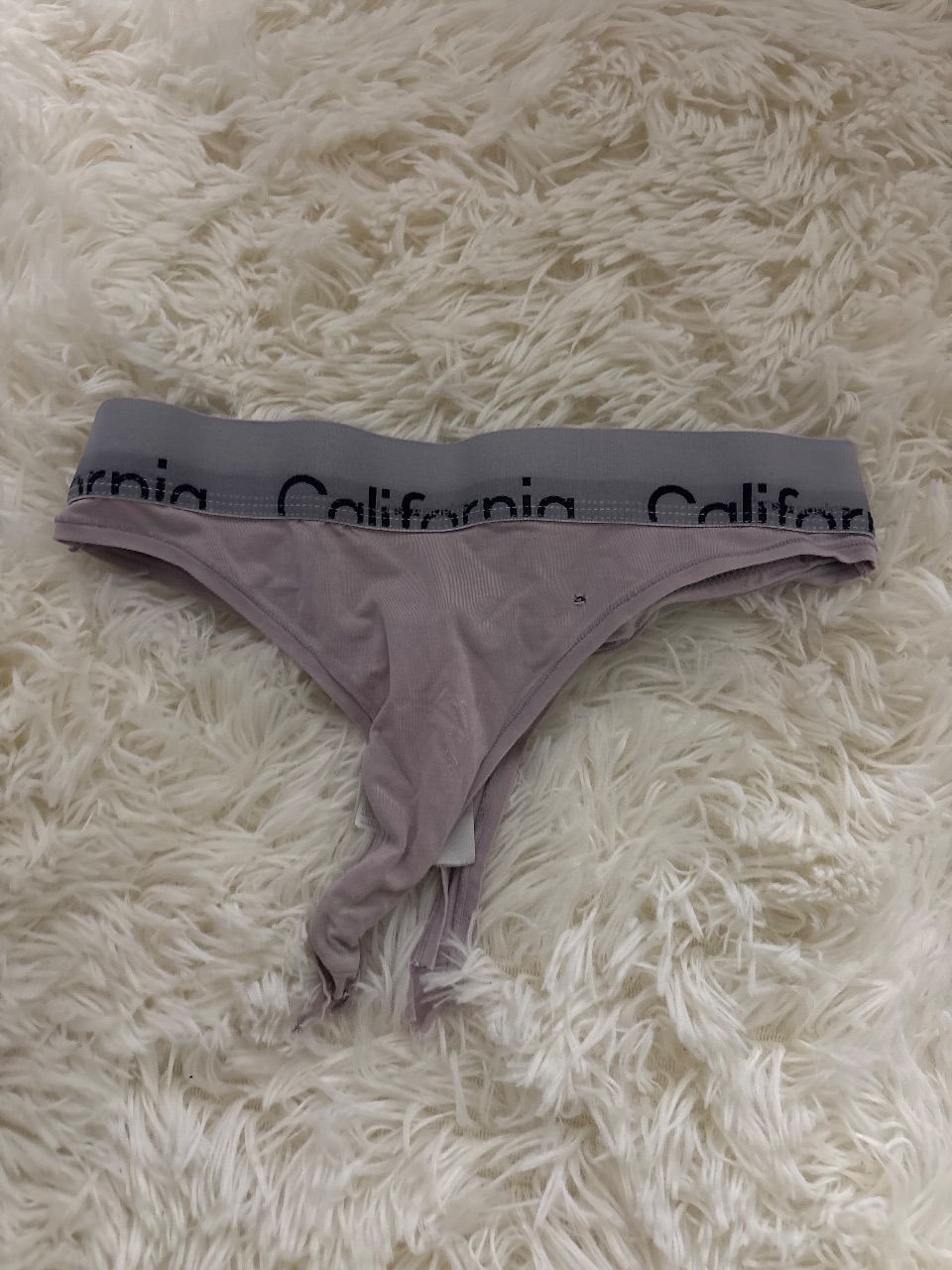New Yorker Rosa tanga ungewaschen Size XS