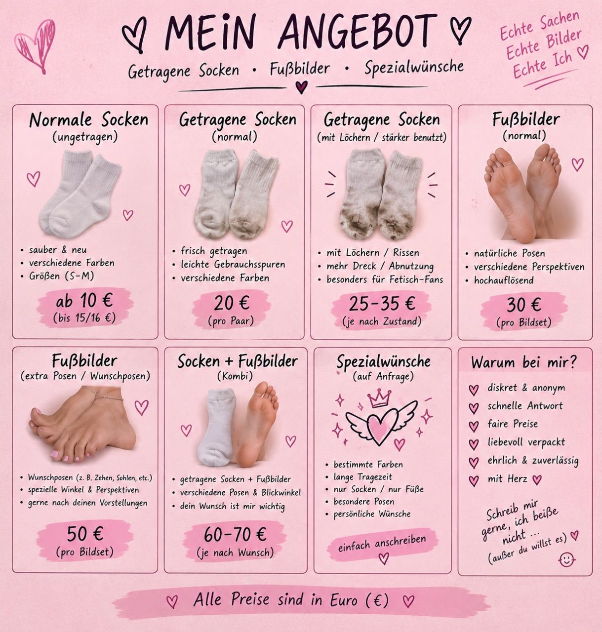 Preise Size XS