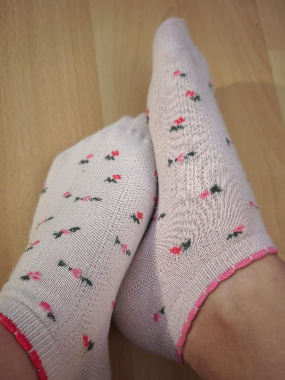 Süße getragene Socken