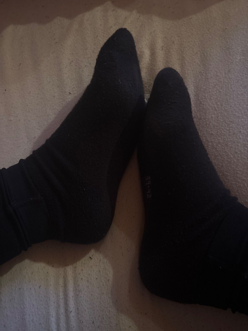 Getragene Socken
