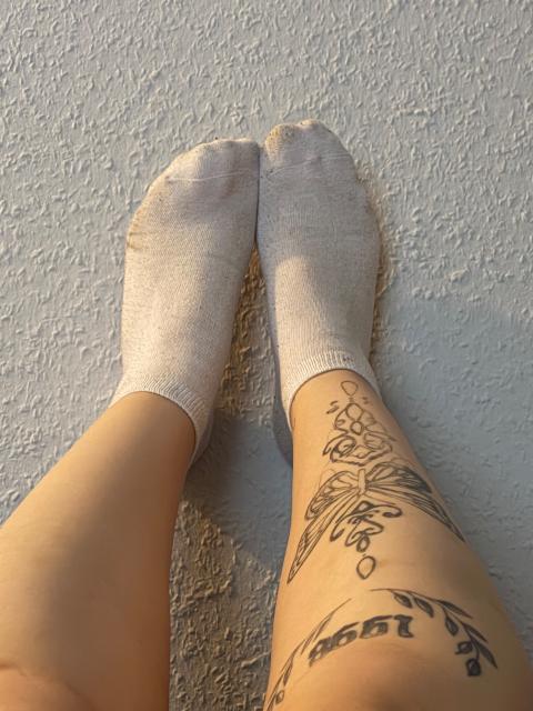 Weiße sneaker Socken
