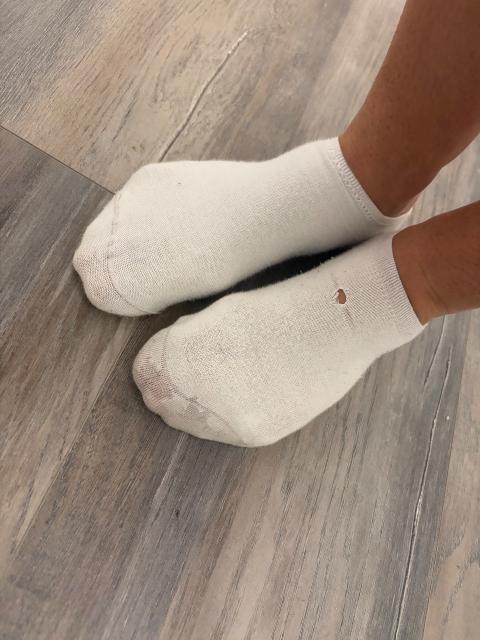Socks White used socks size 39 Size 39