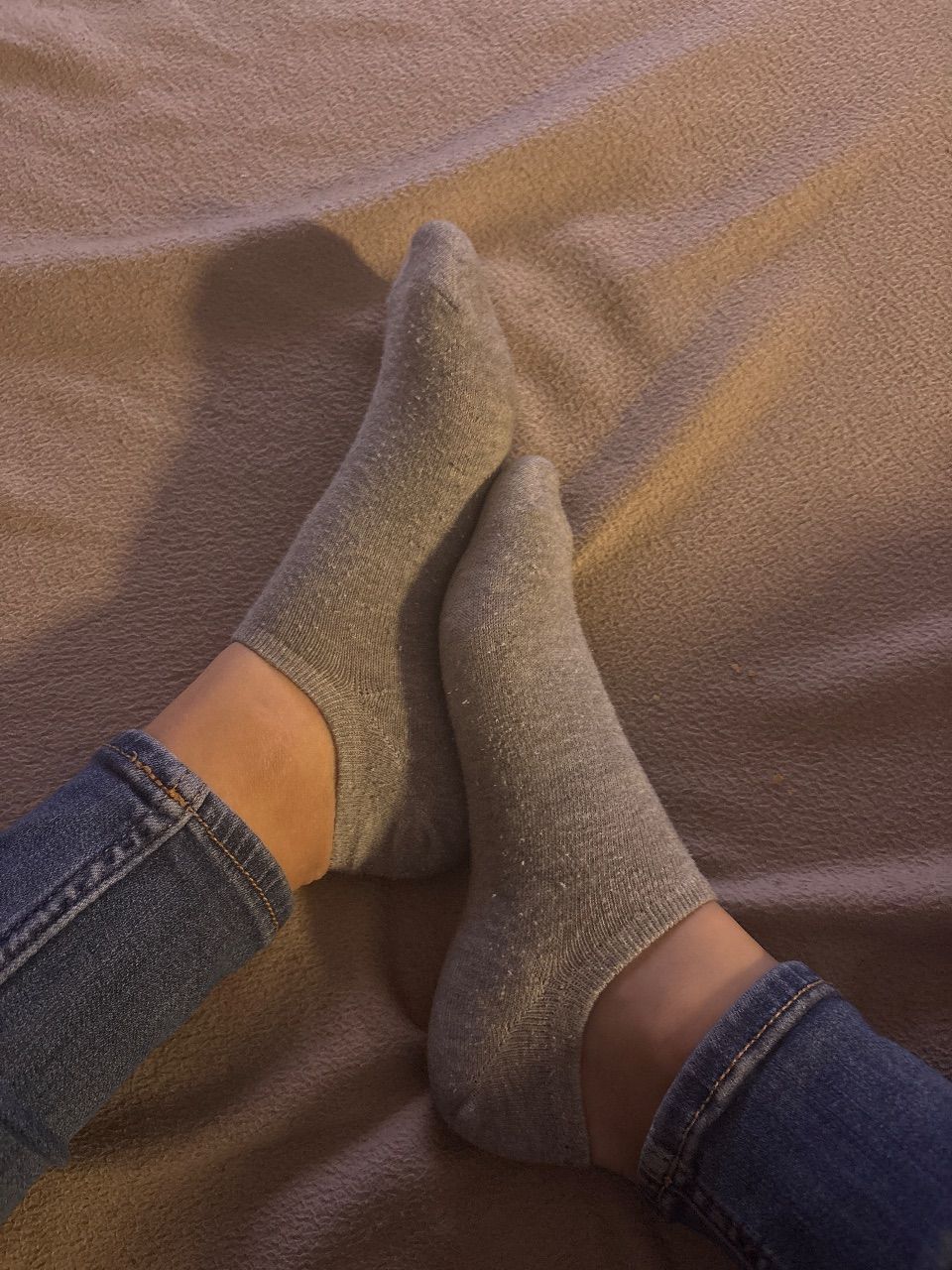Ohne Marke Graue Socken  Size XS