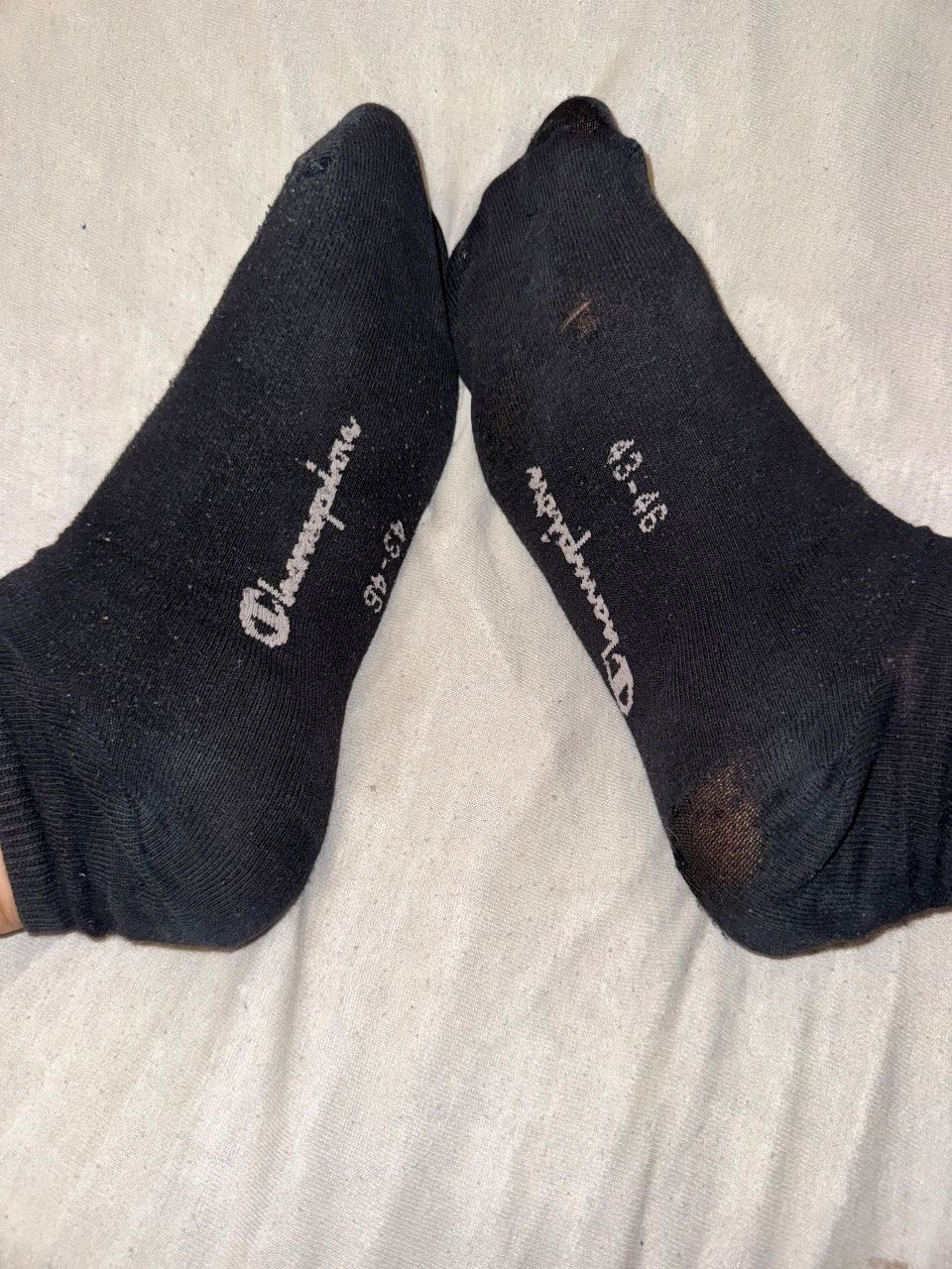 Abgetragene Socken 