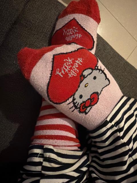 Socken 1 Woche getragen