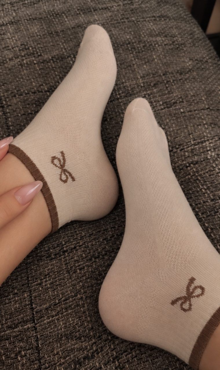 Ohne Marke Socken mit schleifchen (Getragen) Size S