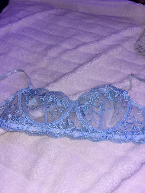Ohne Marke Babyblauer BH (getragen) Size S