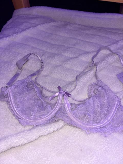 Ohne Marke Pastellila SpitzenBH Size S