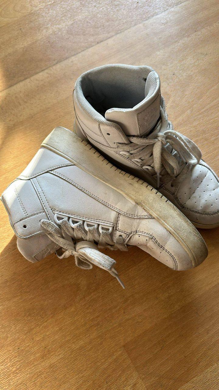 🤍 Weiße hohe Sneaker – Schuhgröße 36