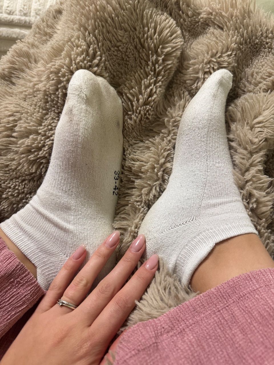 Ohne Marke getragene Socken 🧦  Size 39