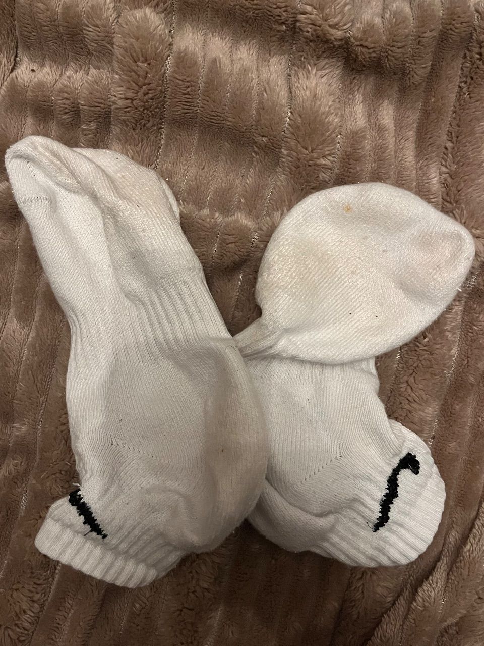 Nike Feuchte Socken einer schwangeren MILF Size S