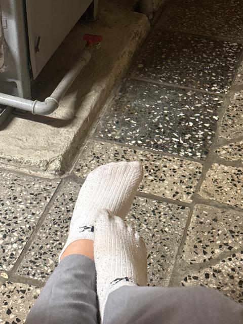 sexy getragene socken
